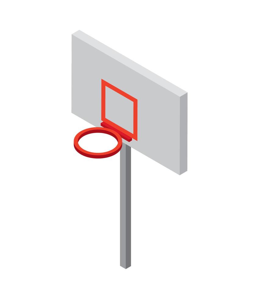 basketball hoop icon vector