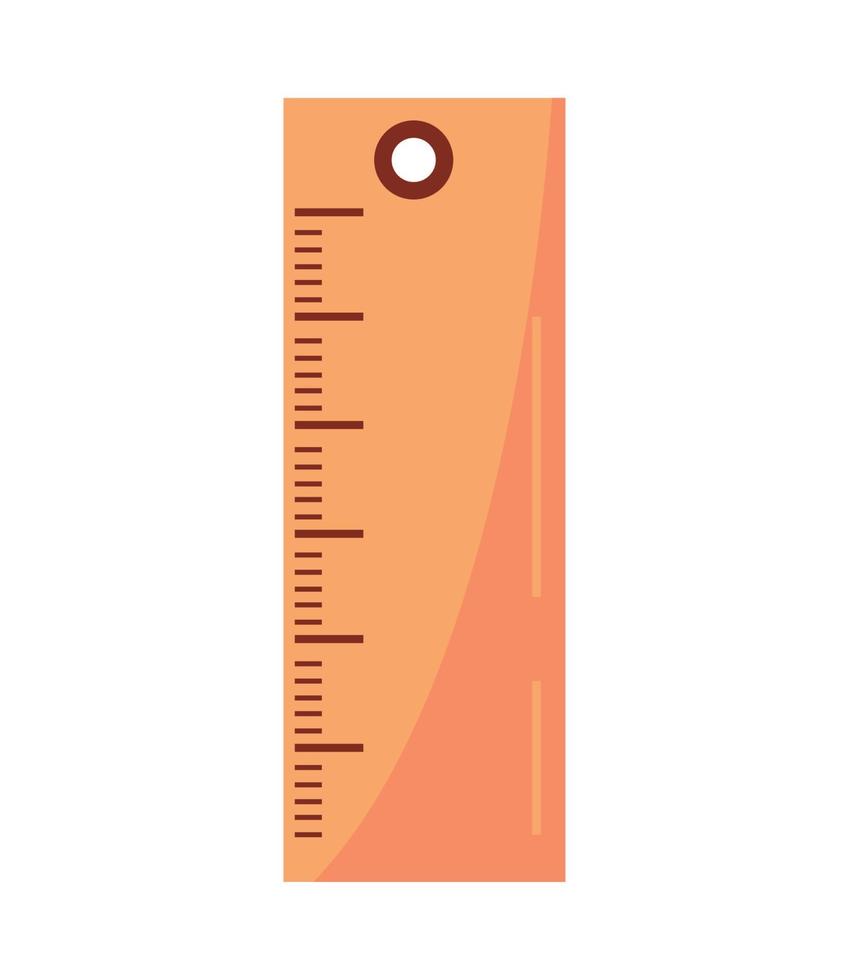 school ruler icon vector
