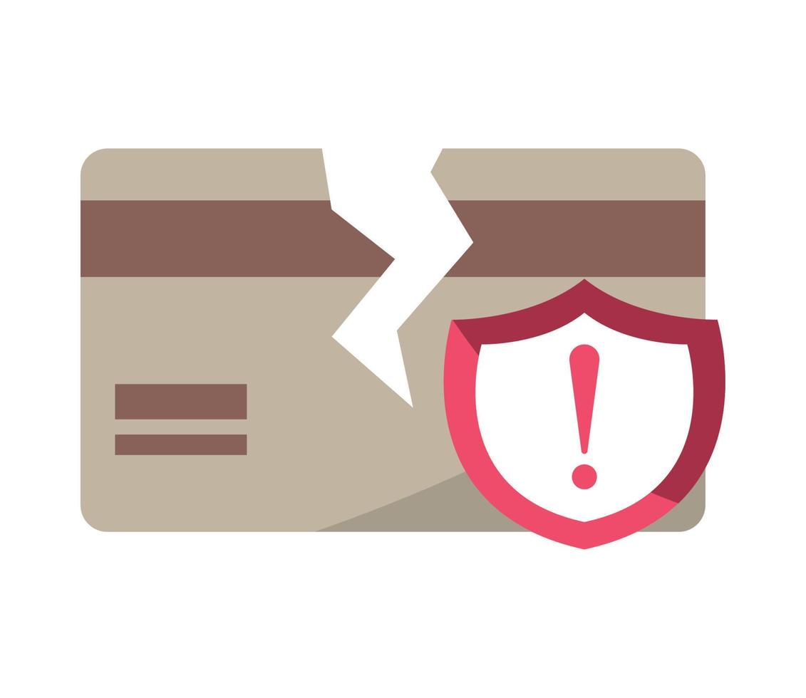 bank card cyber fraud vector