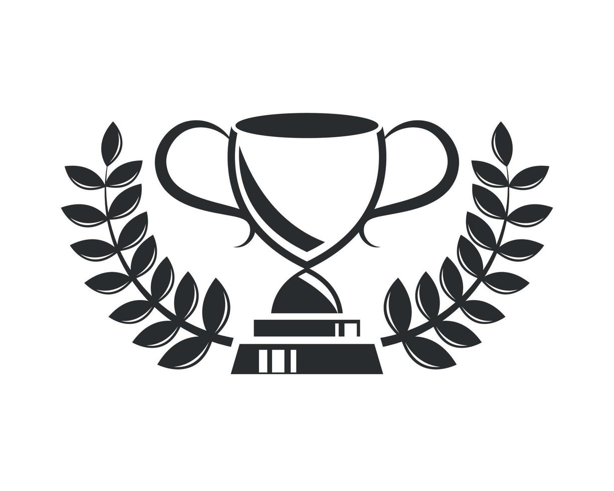 award trophy emblem vector