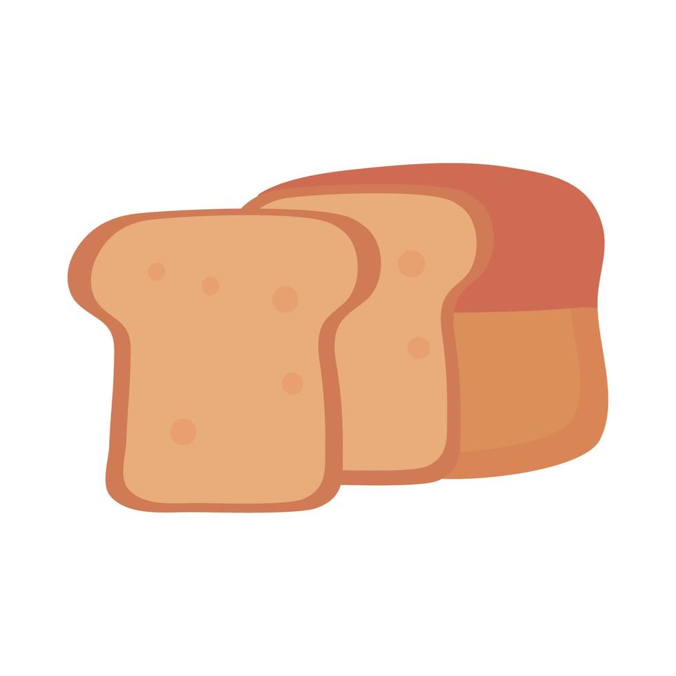 icono de barra de pan vector