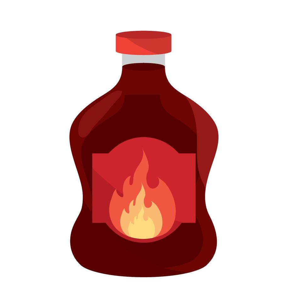 BBQ hot sauce vector