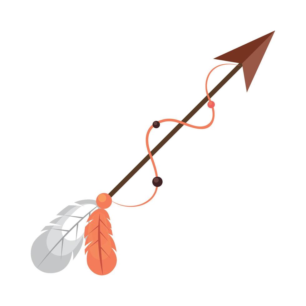 boho arrow icon vector