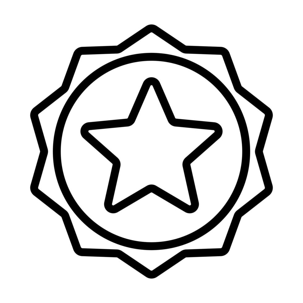 Badge Icon in trendy flat style isolated on grey background. Award symbol for your web site design, logo, app, UI vector
