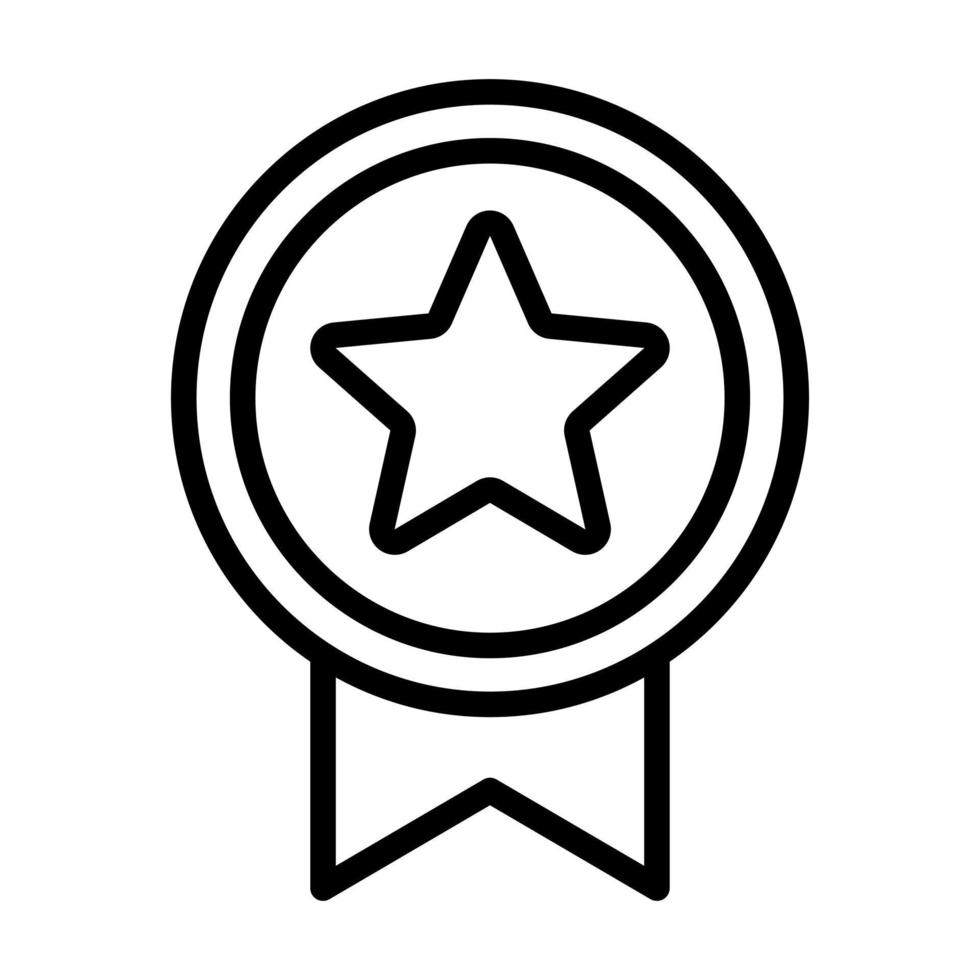 Badge Icon in trendy flat style isolated on grey background. Award symbol for your web site design, logo, app, UI vector