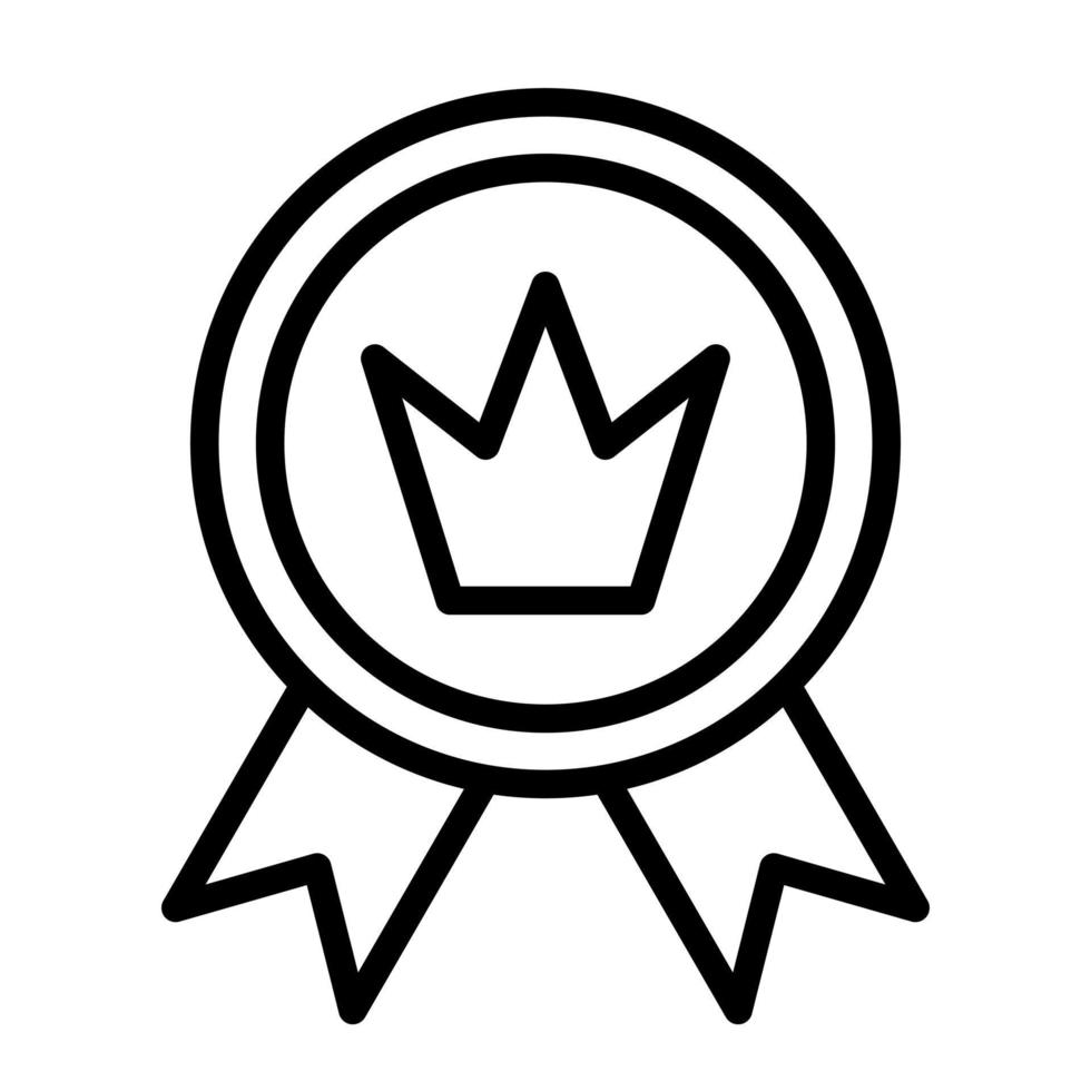 Badge Icon in trendy flat style isolated on grey background. Award symbol for your web site design, logo, app, UI vector