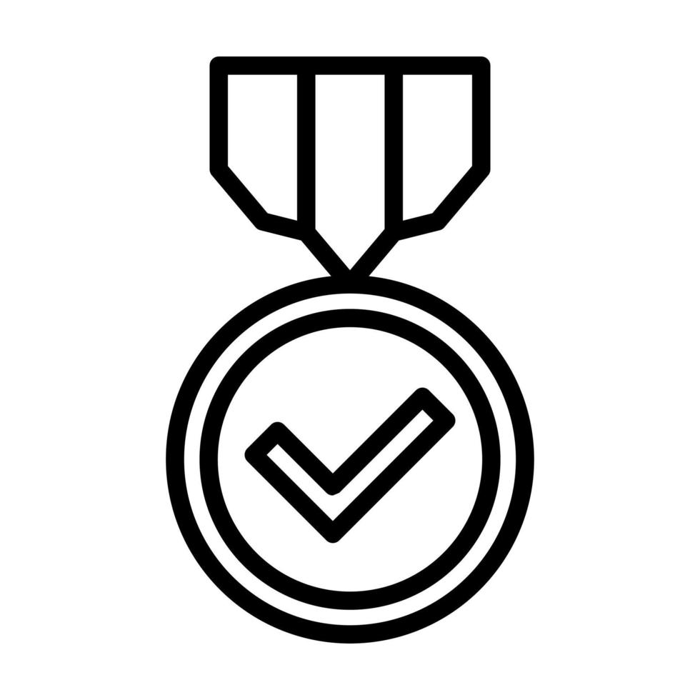 Badge Icon in trendy flat style isolated on grey background. Award symbol for your web site design, logo, app, UI vector