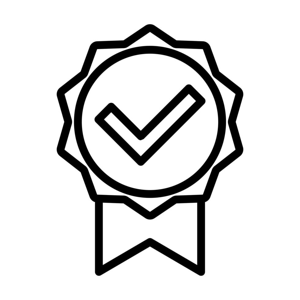 Badge Icon in trendy flat style isolated on grey background. Award symbol for your web site design, logo, app, UI vector