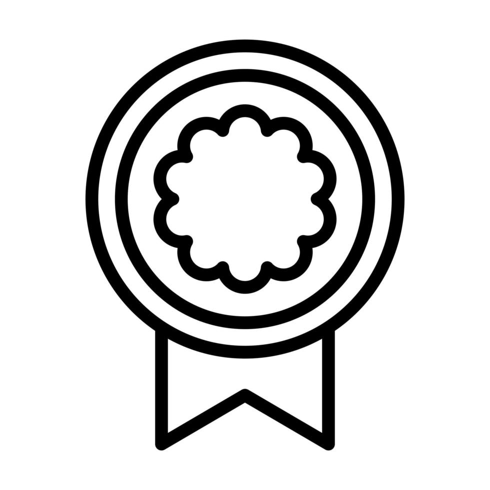 Badge Icon in trendy flat style isolated on grey background. Award symbol for your web site design, logo, app, UI vector