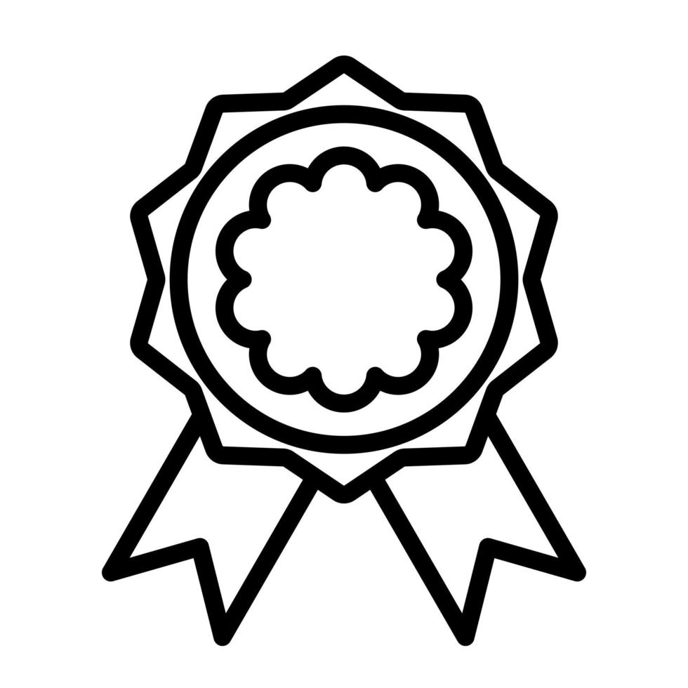Badge Icon in trendy flat style isolated on grey background. Award symbol for your web site design, logo, app, UI vector