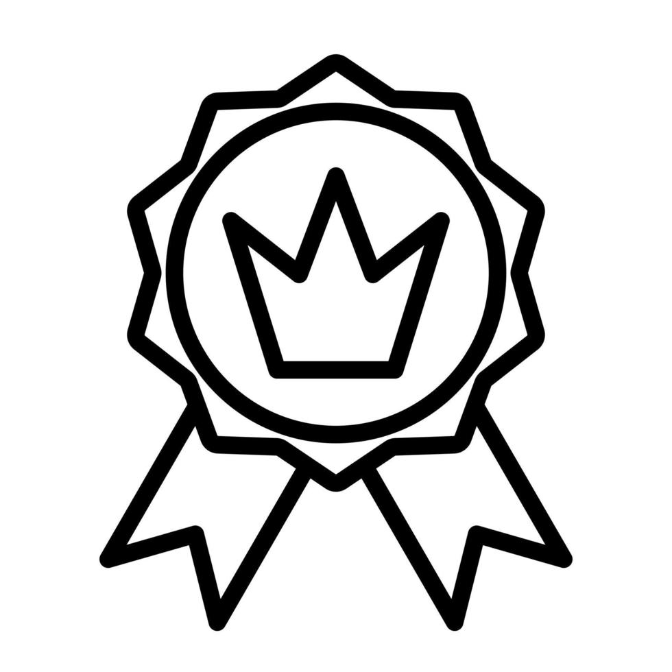 Badge Icon in trendy flat style isolated on grey background. Award symbol for your web site design, logo, app, UI vector