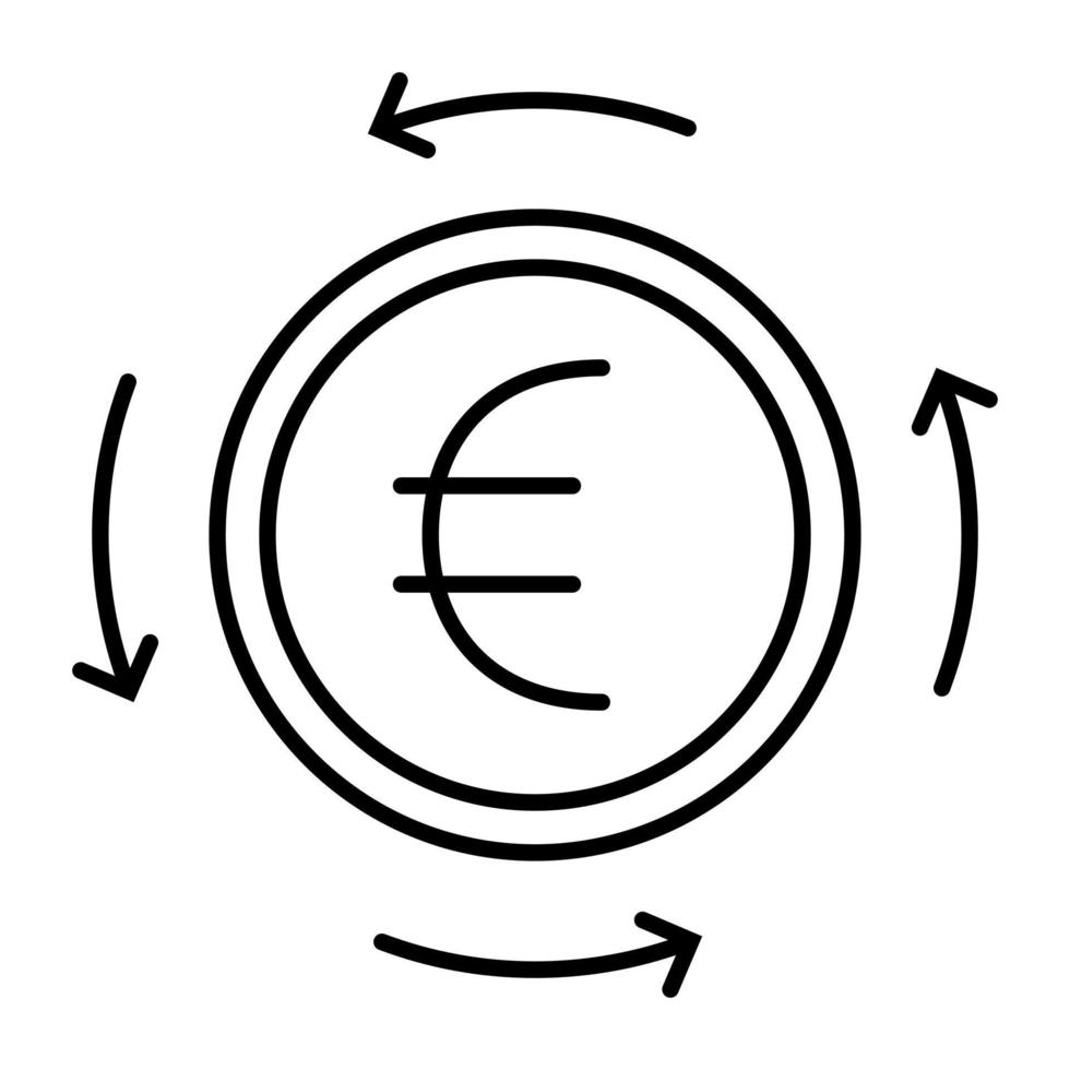 Currency Related Vector Line Icons. Contains such Icons as Exchange Rate and Currency Forecast, Change Graph