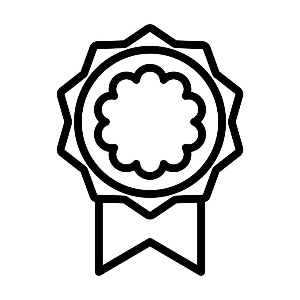 Badge Icon in trendy flat style isolated on grey background. Award symbol for your web site design, logo, app, UI vector