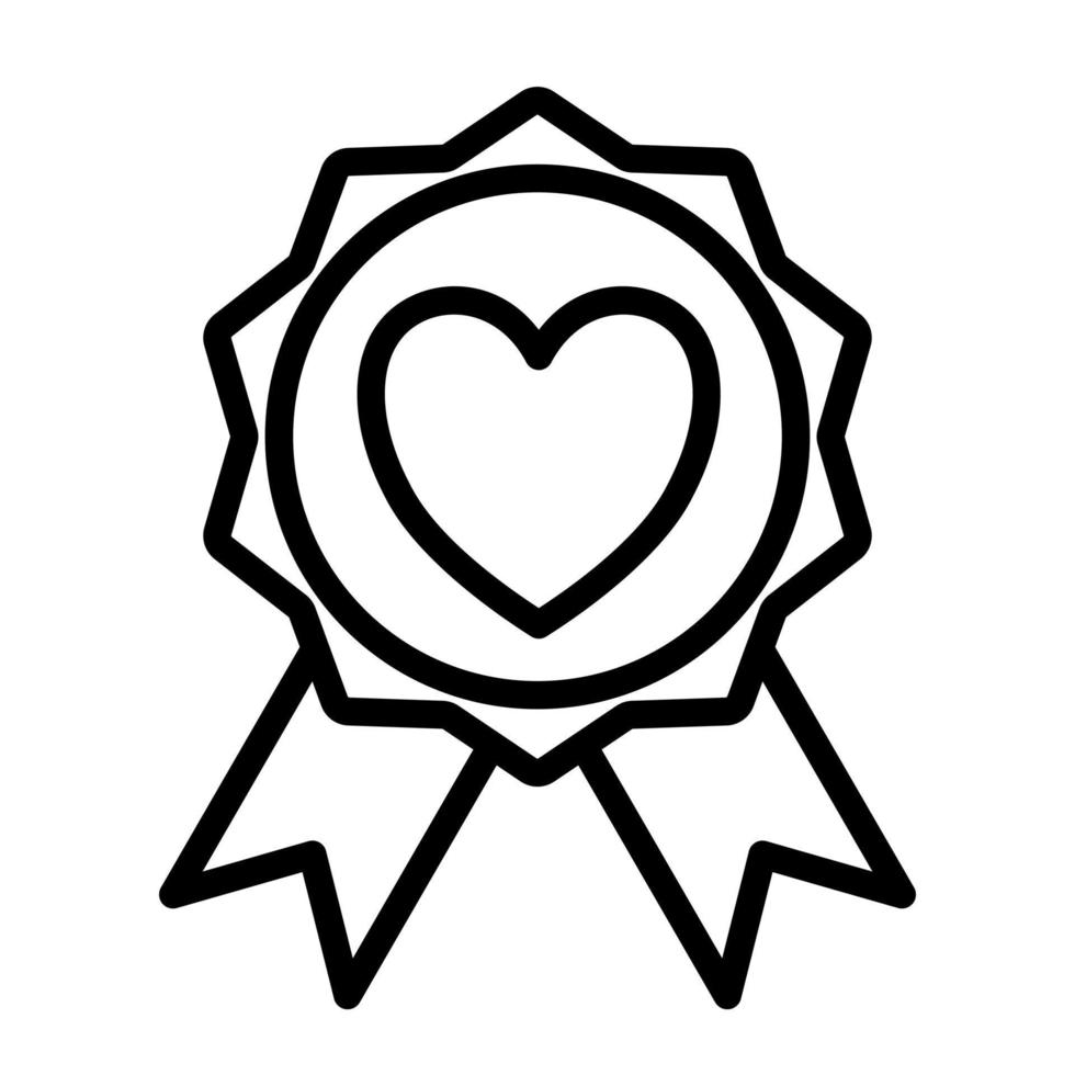 icono de insignia en estilo moderno y plano aislado en fondo gris. símbolo de premio para el diseño de su sitio web, logotipo, aplicación, interfaz de usuario vector