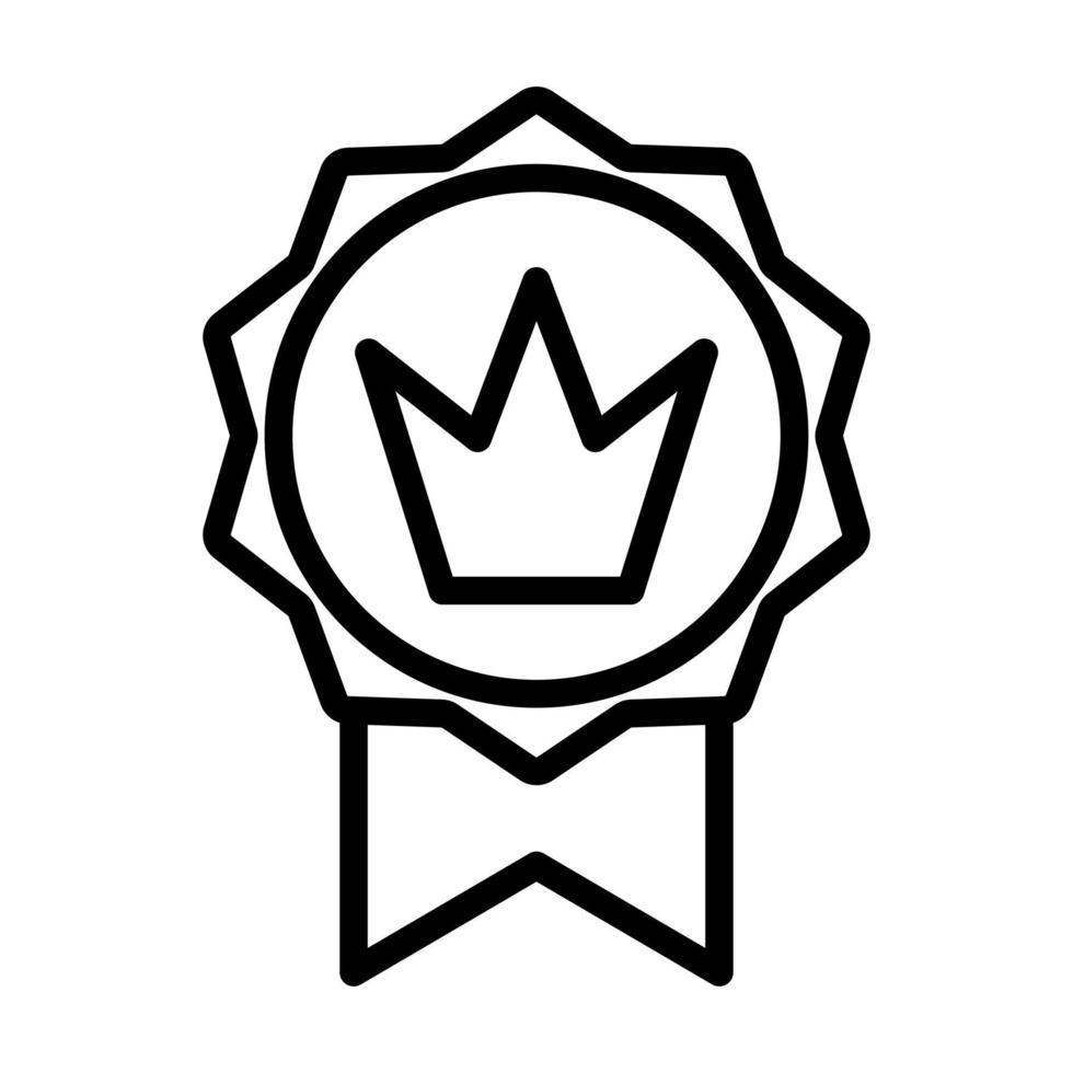 Badge Icon in trendy flat style isolated on grey background. Award symbol for your web site design, logo, app, UI vector