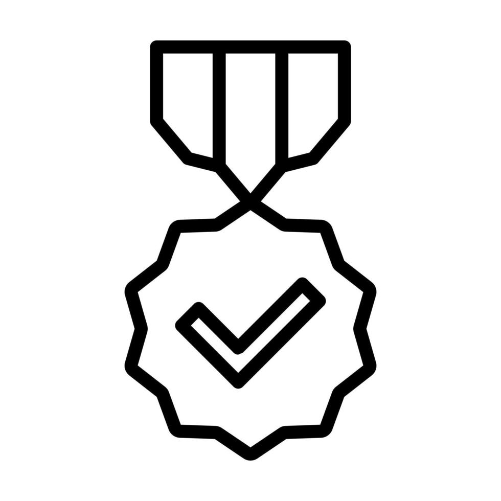 Badge Icon in trendy flat style isolated on grey background. Award symbol for your web site design, logo, app, UI vector
