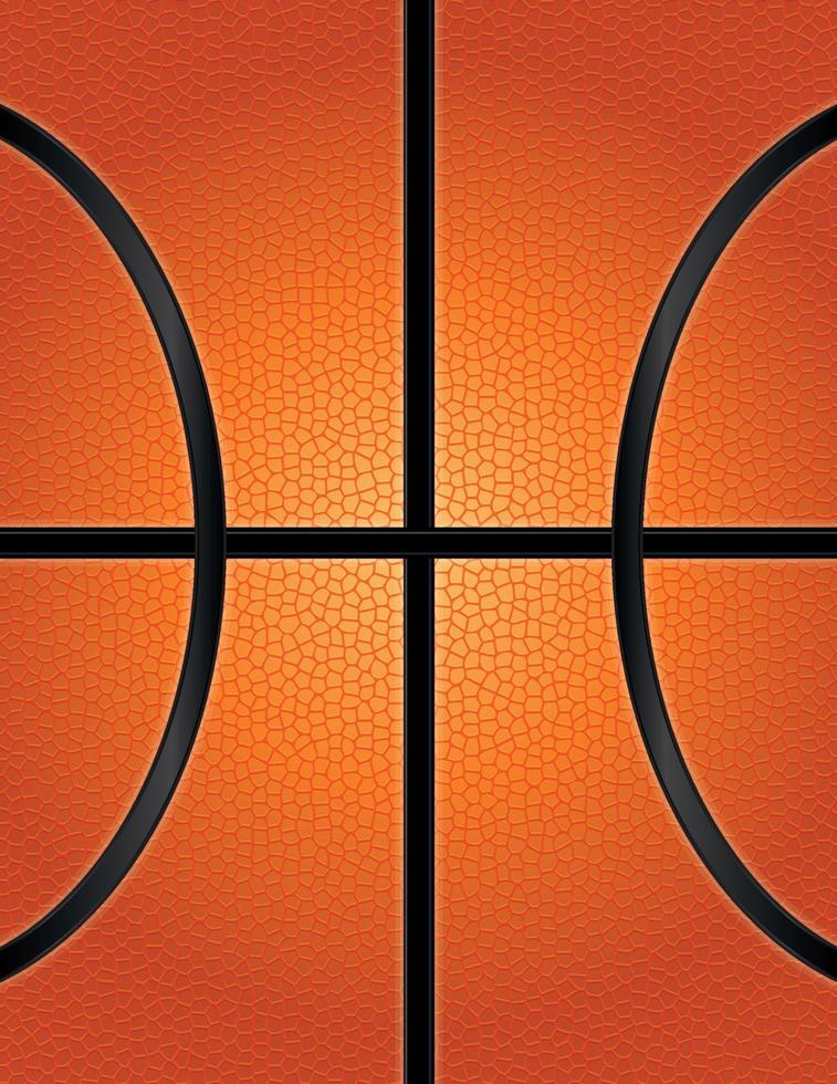 ilustración de fondo de textura de baloncesto vector