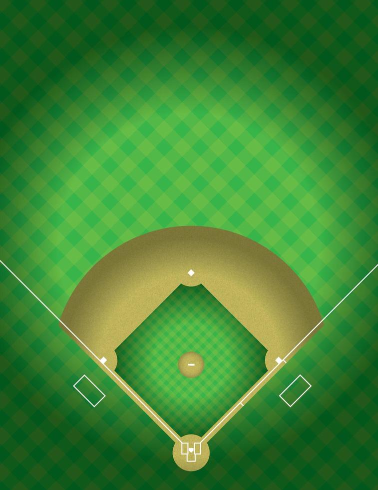 Vector Baseball Field
