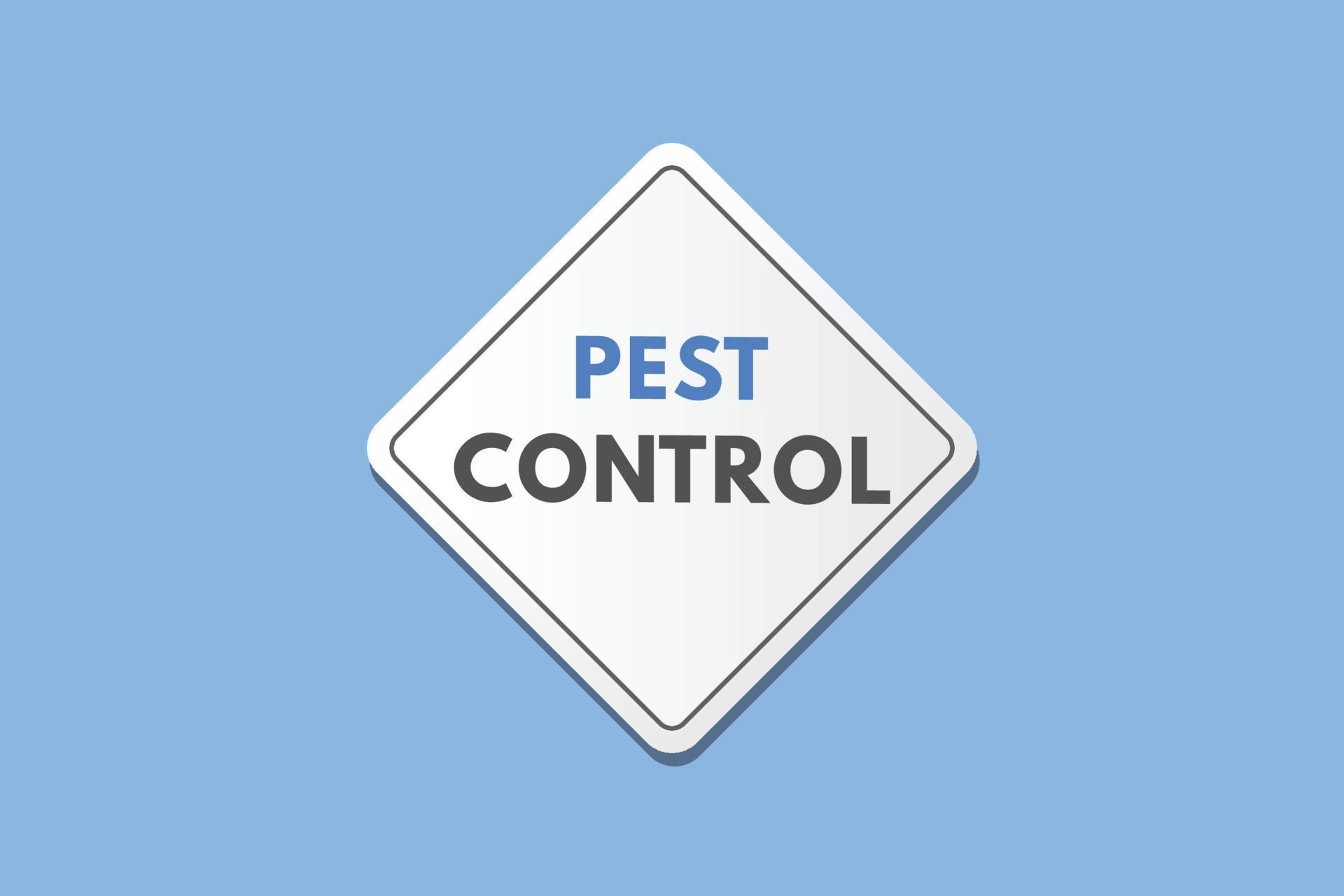 pest control text Button. pest control Sign Icon Label Sticker 
