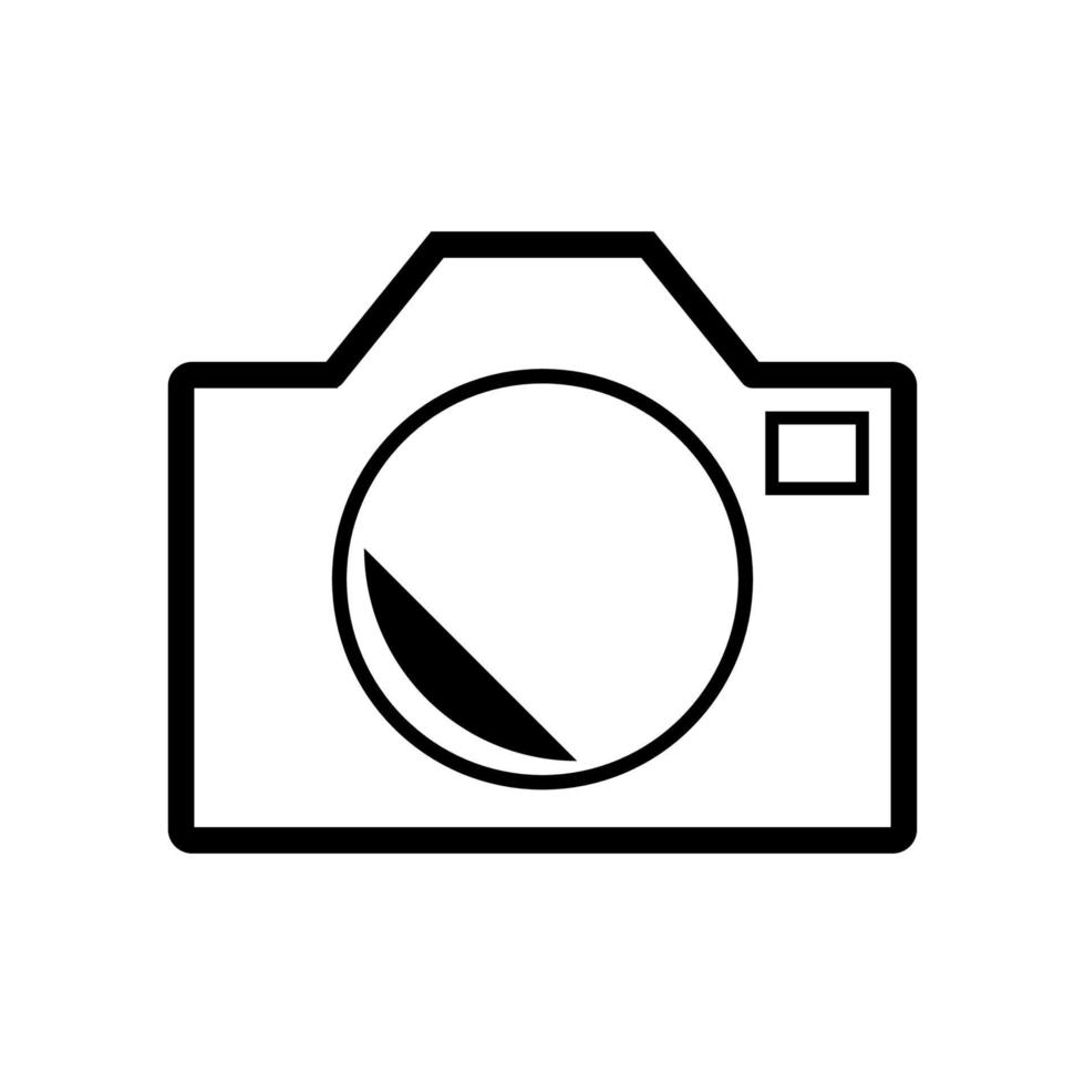 camera photography icon design vector