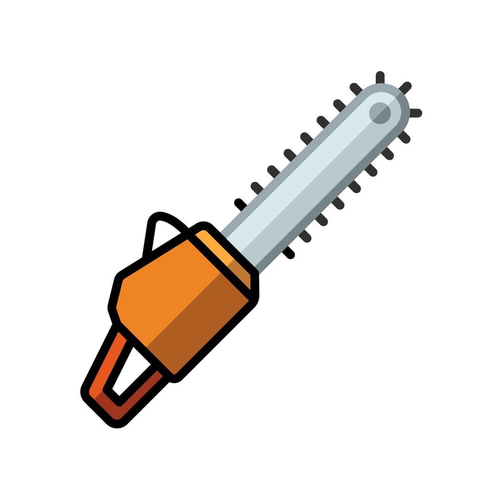 chainsaw icon design vector template