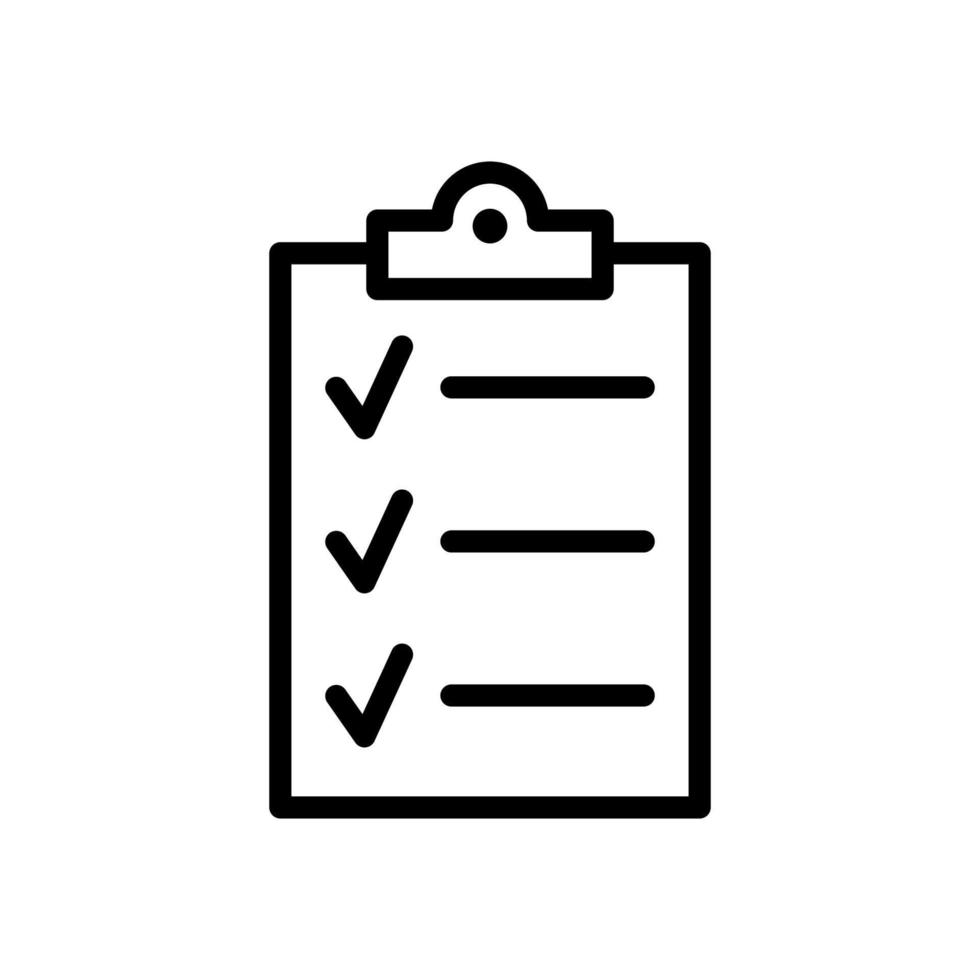 checklist icon design vector template