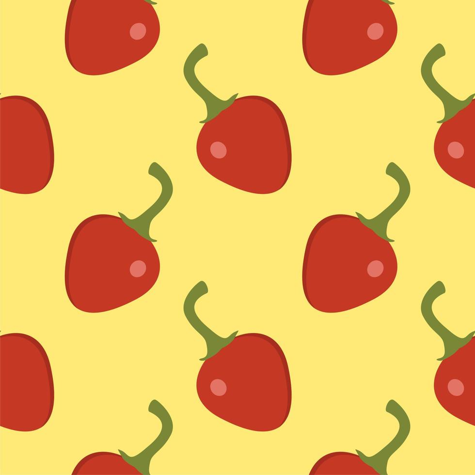 chili seamless pettern vector illustration.