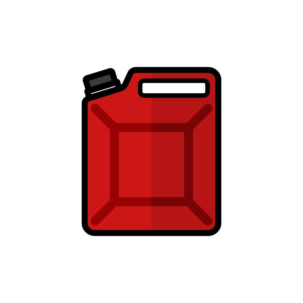 bote para vector de diseño de icono de gasolina