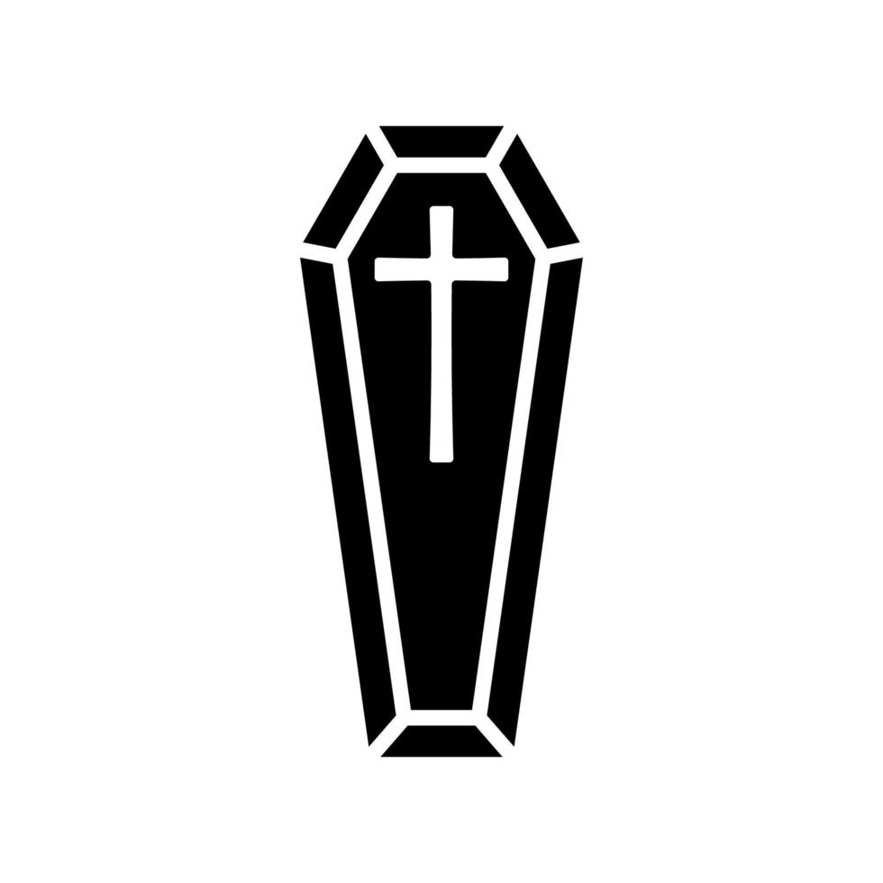 coffin icon vector illustration design