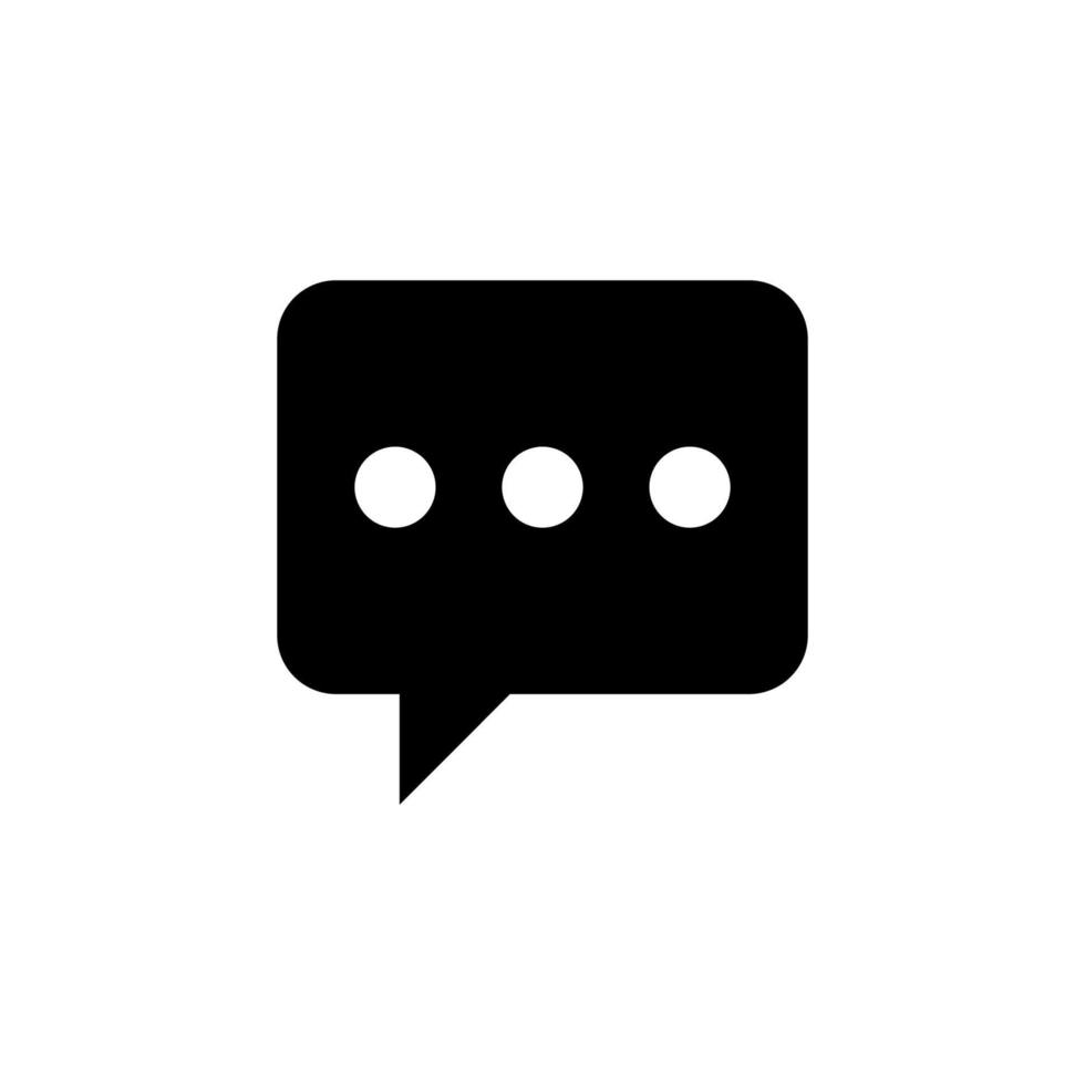 chat bubble icon design vector template