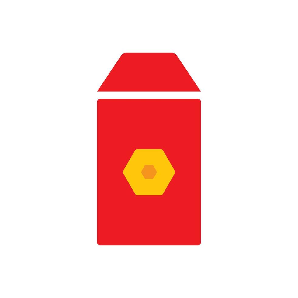 chinese new year envelope icon design vector