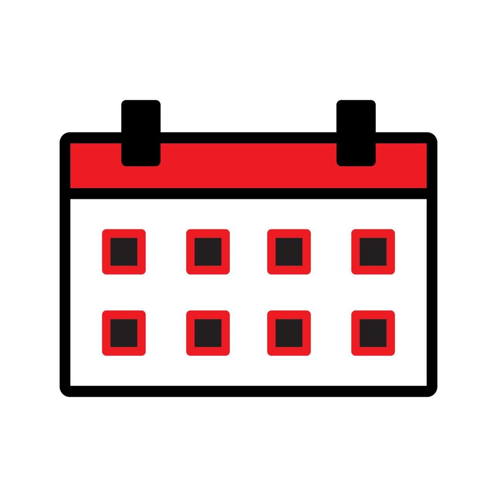 calendar icon design vector