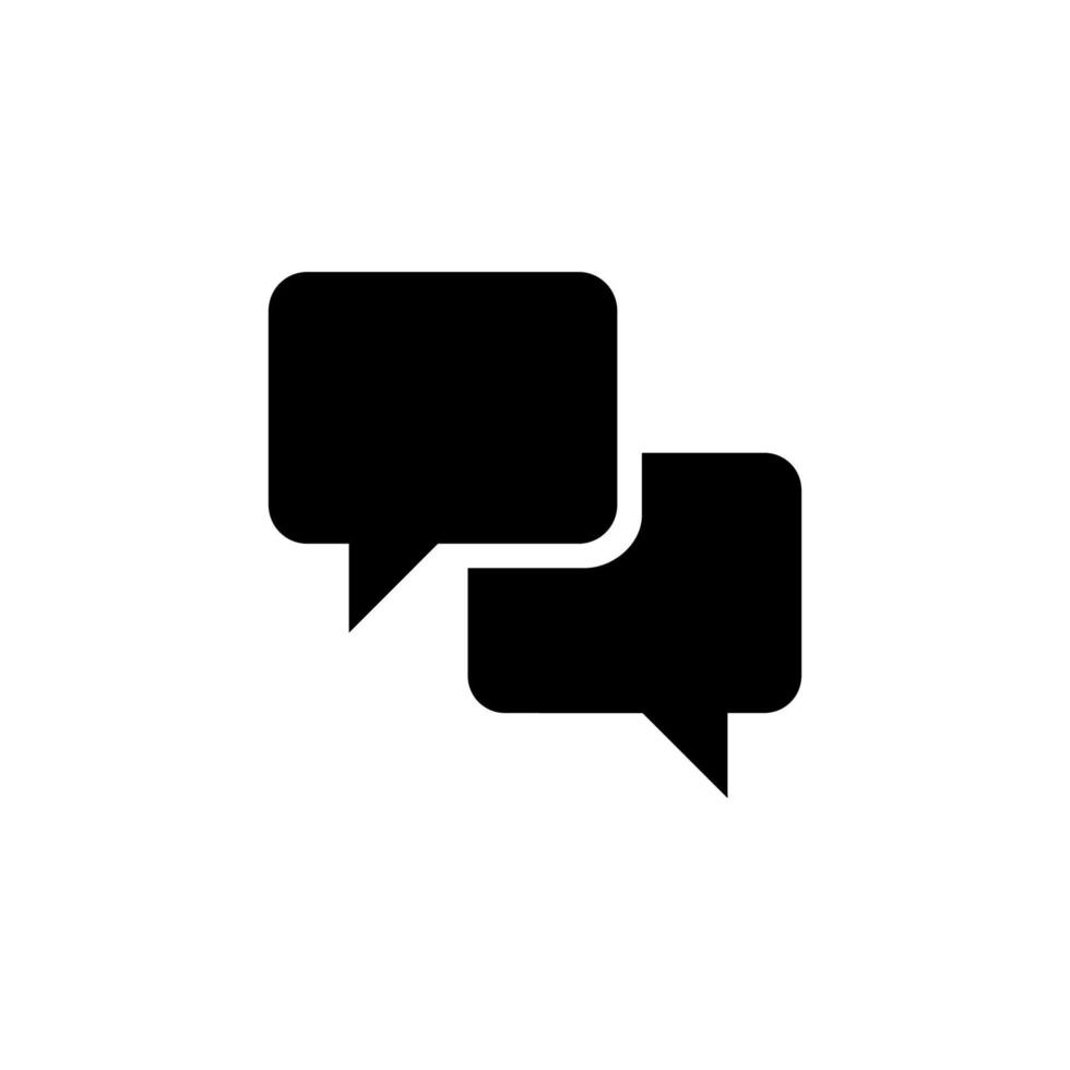 chat bubble icon design vector template