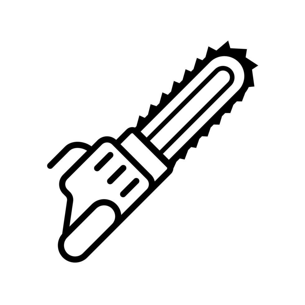 chainsaw icon design vector template