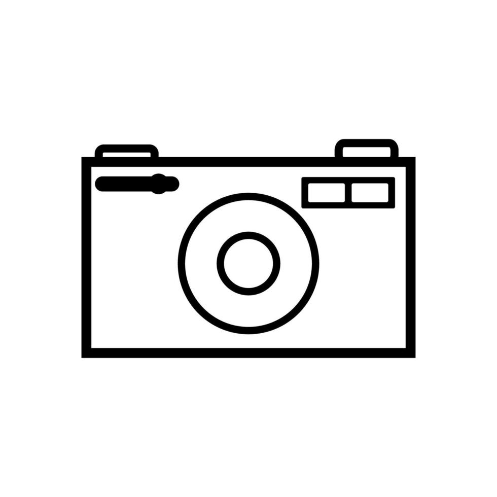 vector de diseño de icono de fotografía de cámara