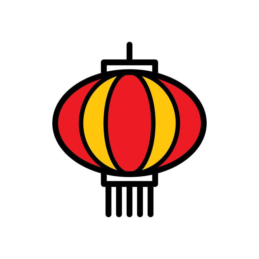 chinese lanterns icon design vector template