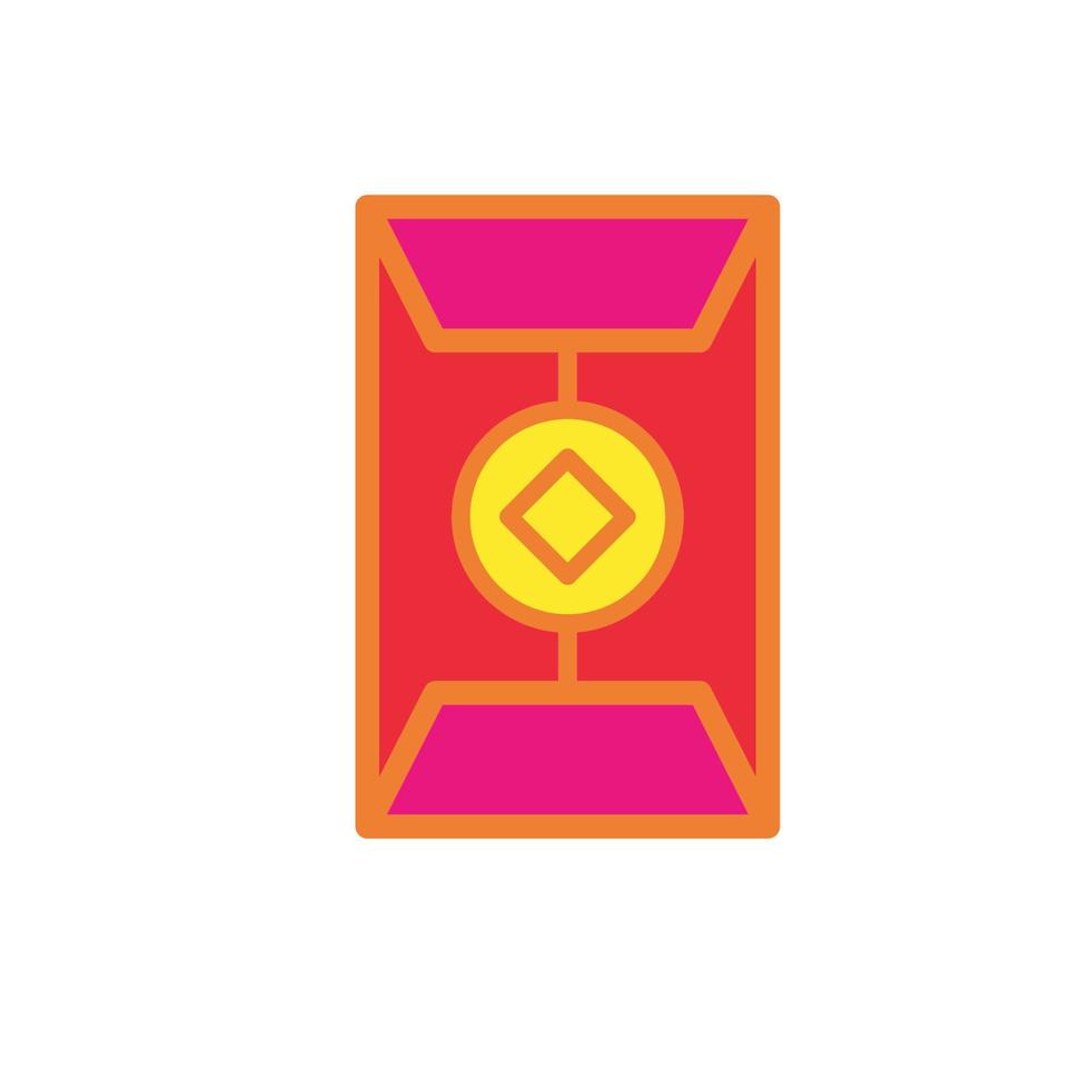 chinese new year envelope icon design vector