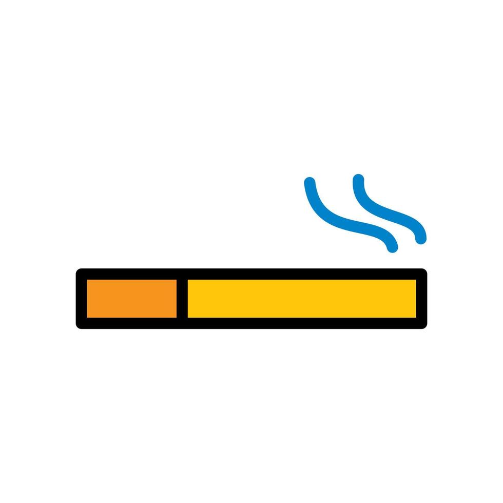 plantilla de vector de diseño de icono de cigarrillo