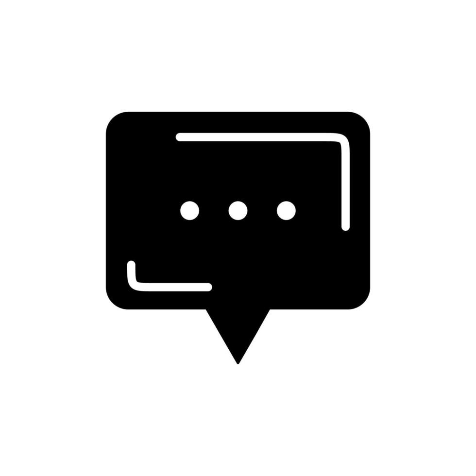 chat bubble icon design vector template