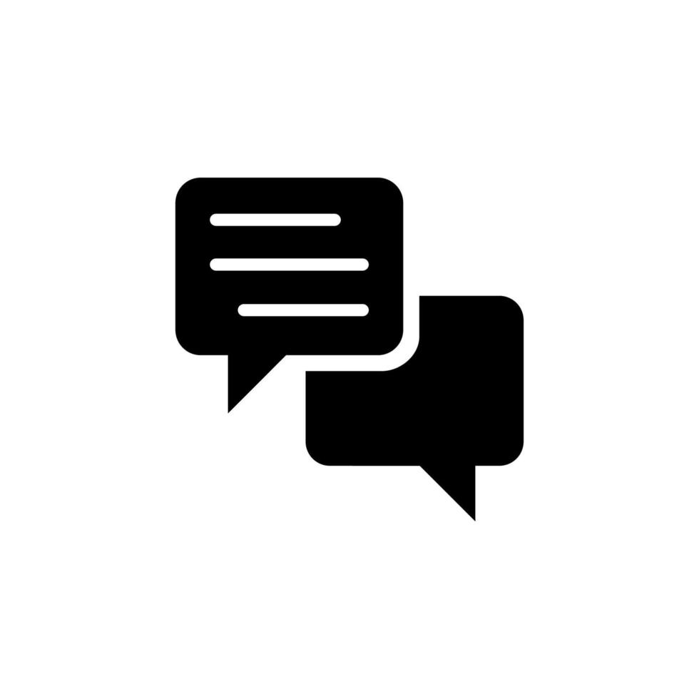 chat bubble icon design vector template