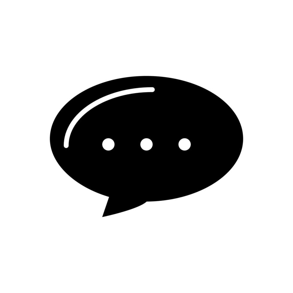 chat bubble icon design vector template