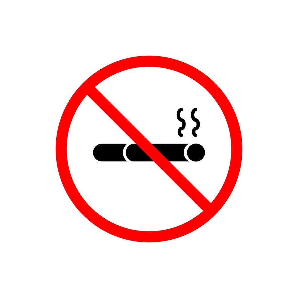 plantilla de vector de diseño de icono de cigarrillo