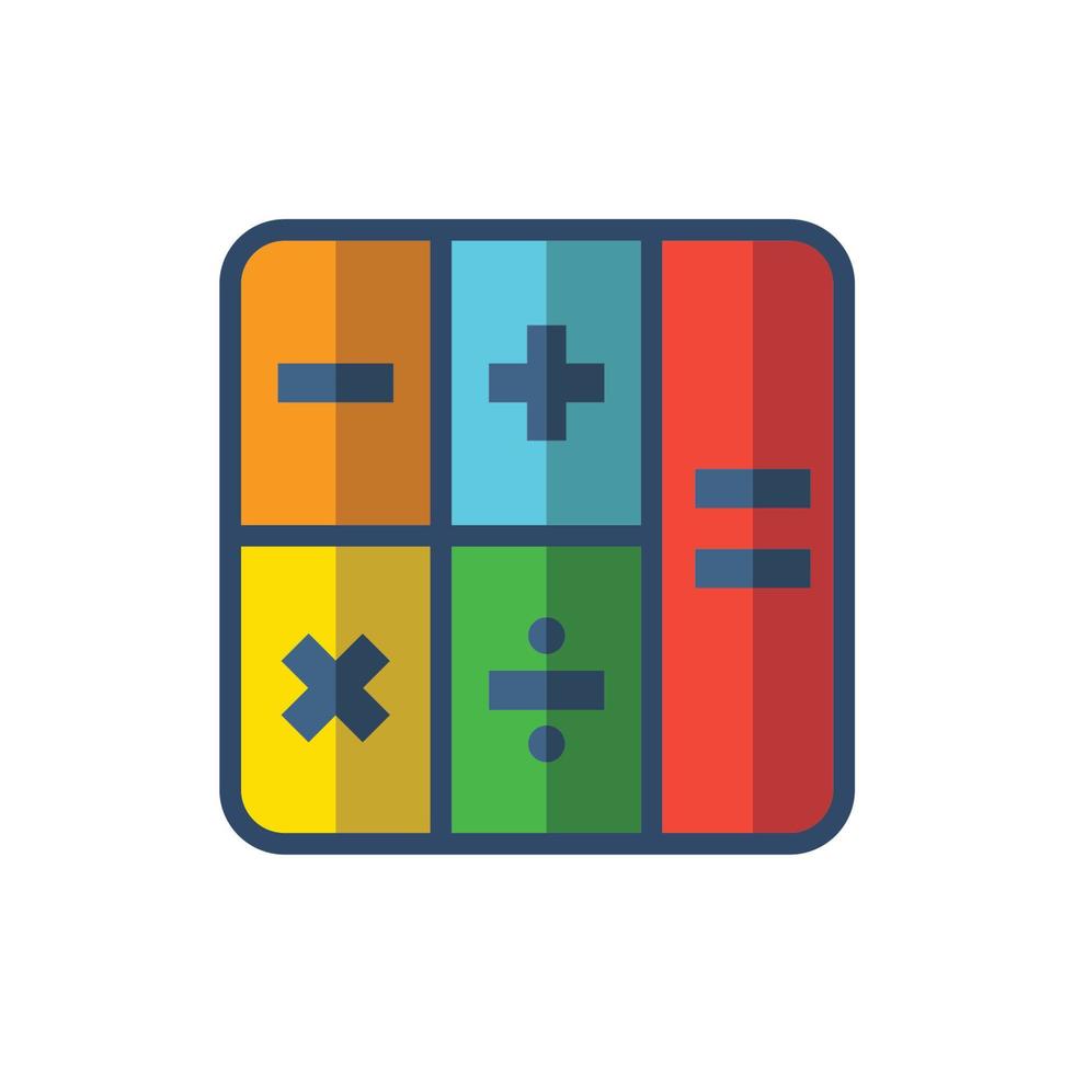 calculator icon design vector template