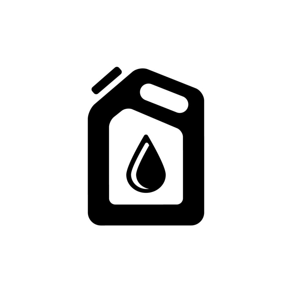 canister for gasoline icon design vector