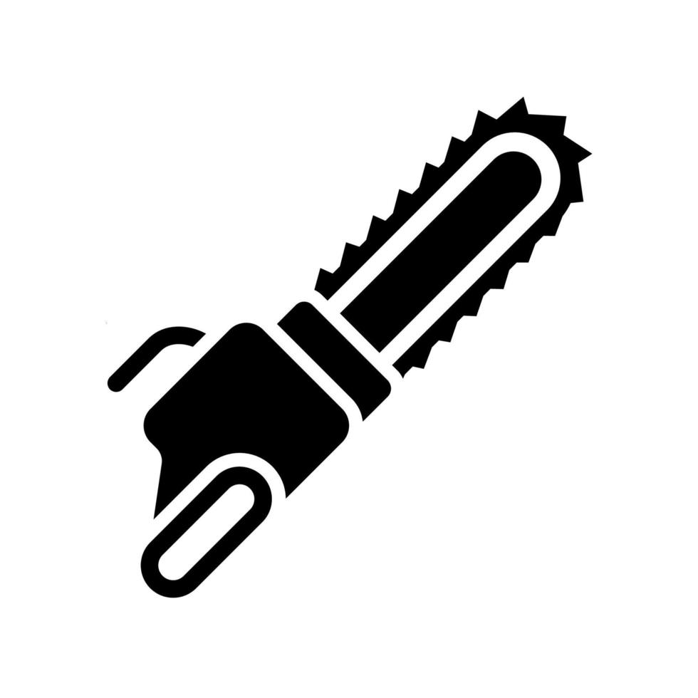 chainsaw icon design vector template