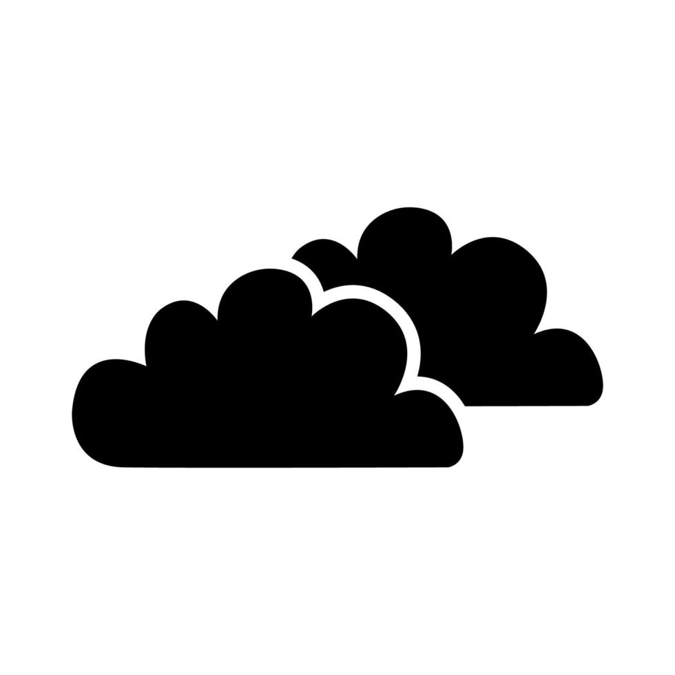 cloudy icon design vector template
