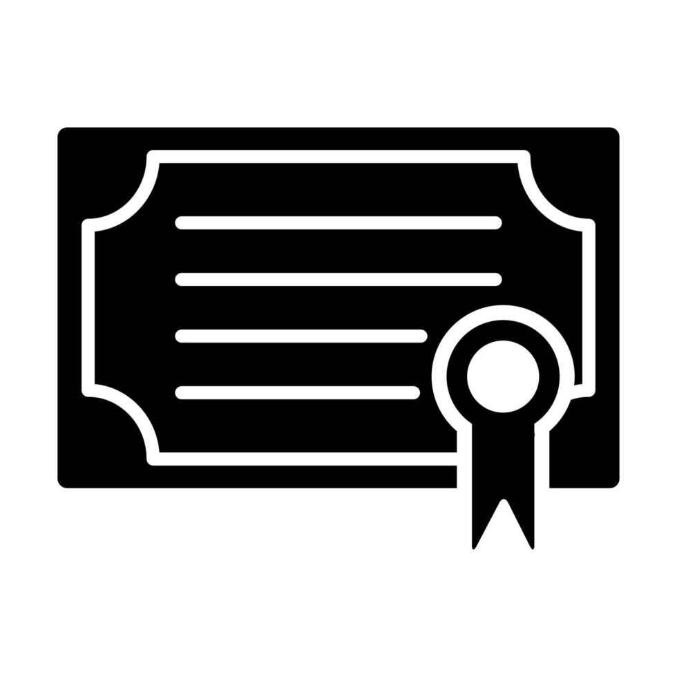 certificate icon design vector template