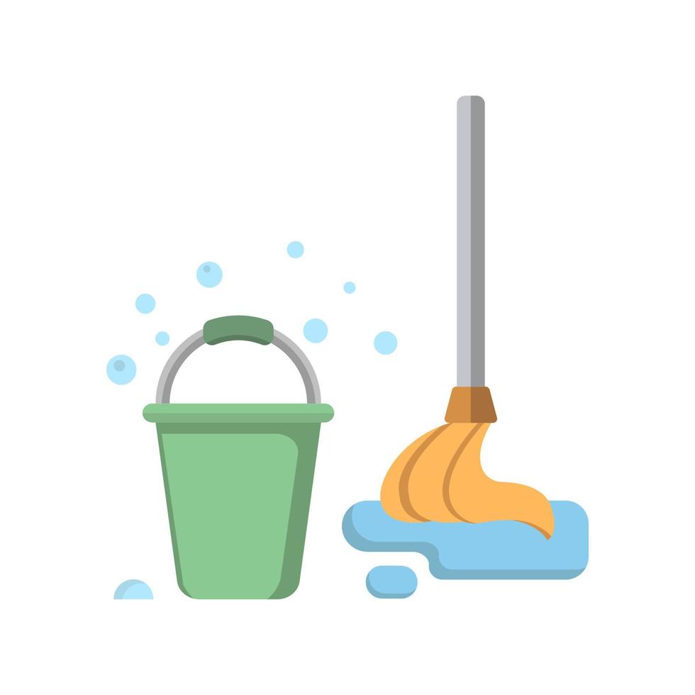 cleaning service equipment icon vector illustration design