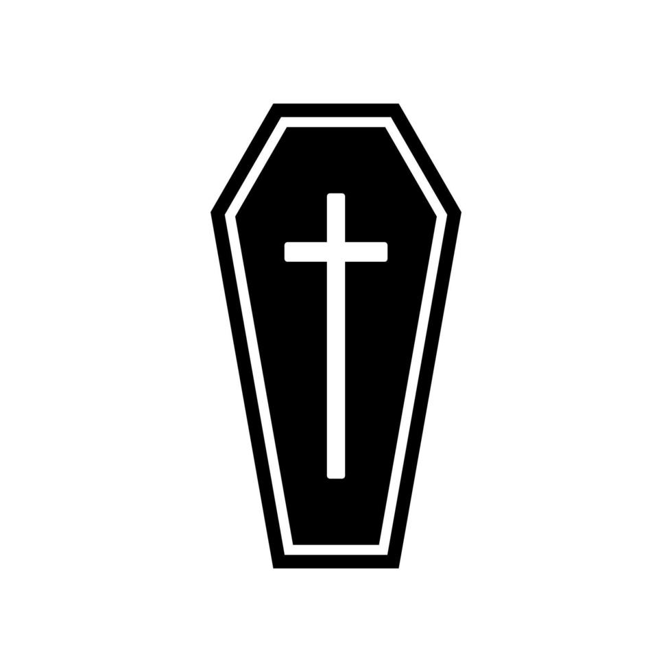 coffin icon vector illustration design