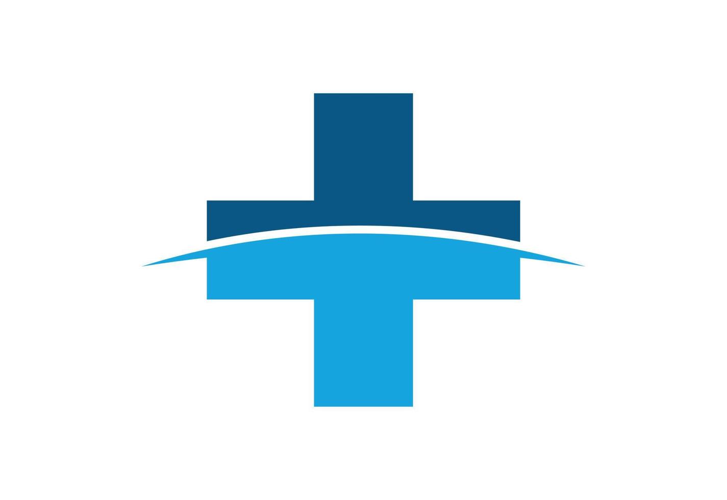 Medical and health care center logo design template. vector illustrator